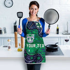 Personalized Newcastle Knights Apron Aboriginal Pattern with Graffiti Style Design