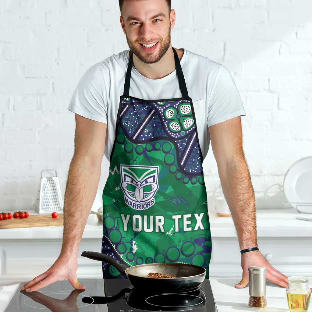 Personalized Newcastle Knights Apron Aboriginal Pattern with Graffiti Style Design