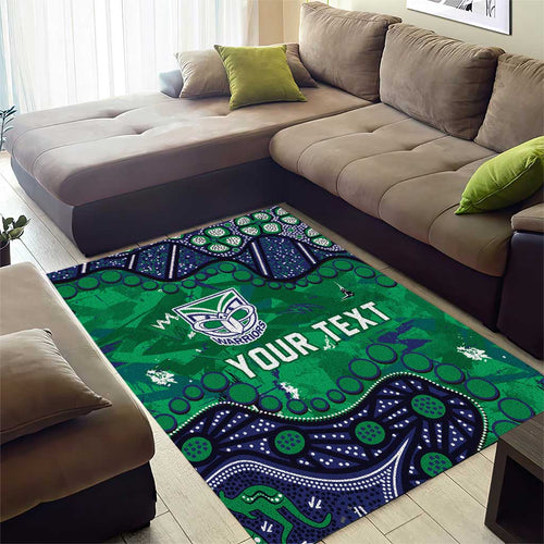 Personalized Newcastle Knights Area Rug Aboriginal Pattern with Graffiti Style Design