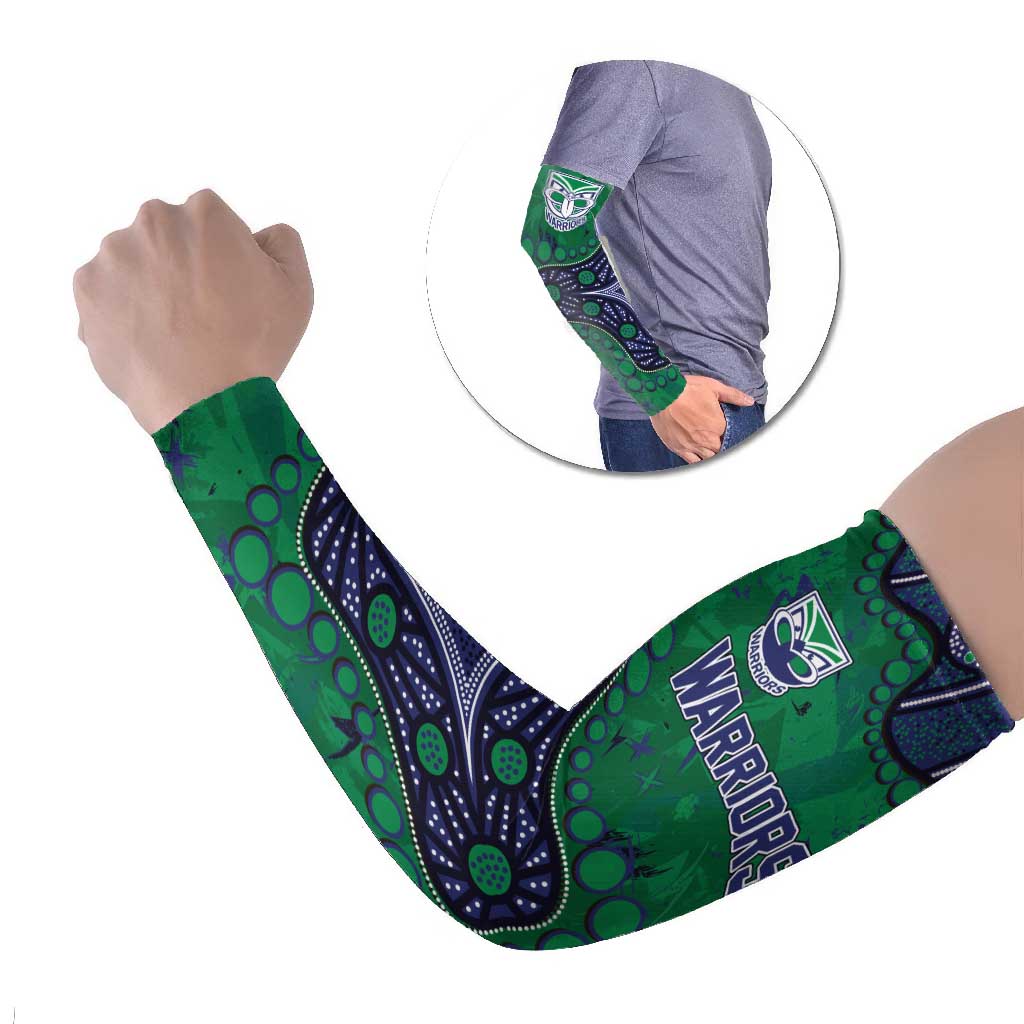 Personalized Newcastle Knights Arm Sleeves Aboriginal Pattern with Graffiti Style Design