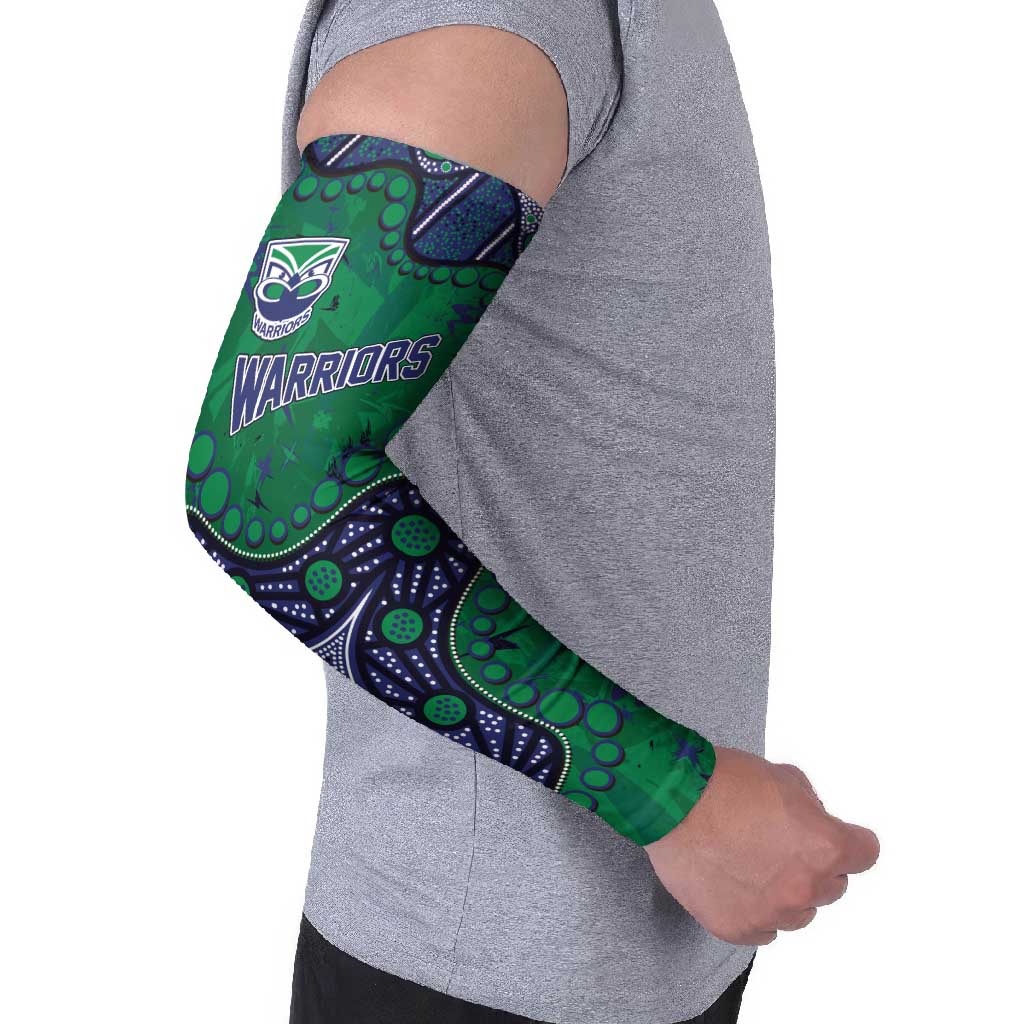 Personalized Newcastle Knights Arm Sleeves Aboriginal Pattern with Graffiti Style Design