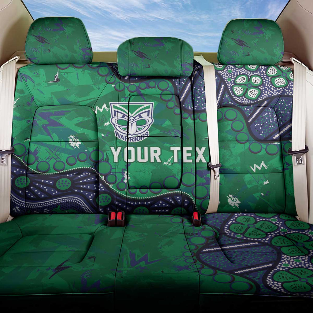 Personalized Newcastle Knights Back Car Seat Cover Aboriginal Pattern with Graffiti Style Design