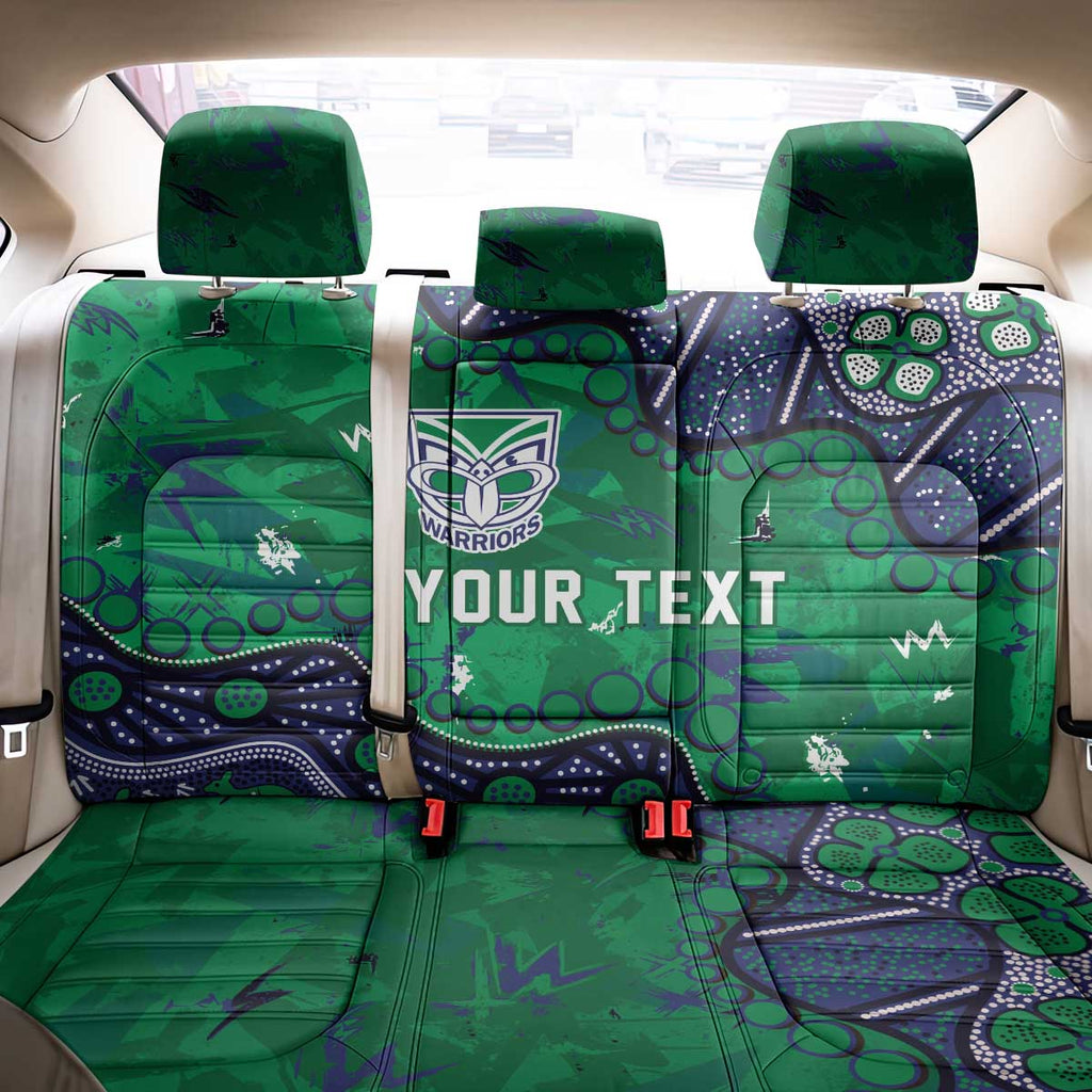 Personalized Newcastle Knights Back Car Seat Cover Aboriginal Pattern with Graffiti Style Design