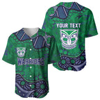 Personalized Newcastle Knights Baseball Jersey Aboriginal Pattern with Graffiti Style Design