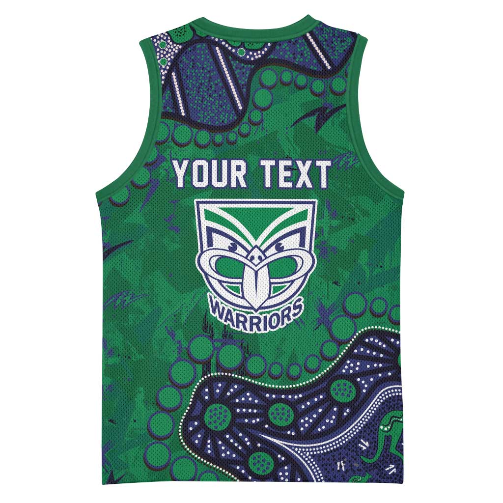 Personalized Newcastle Knights Basketball Jersey Aboriginal Pattern with Graffiti Style Design