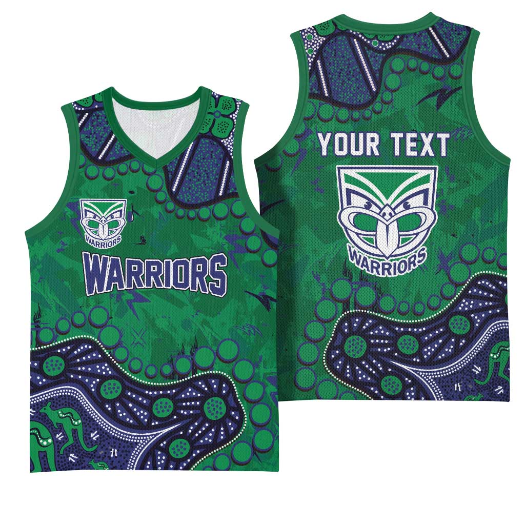 Personalized Newcastle Knights Basketball Jersey Aboriginal Pattern with Graffiti Style Design