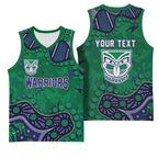 Personalized Newcastle Knights Basketball Jersey Aboriginal Pattern with Graffiti Style Design