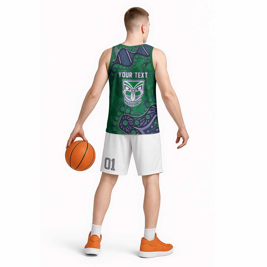 Personalized Newcastle Knights Basketball Jersey Aboriginal Pattern with Graffiti Style Design