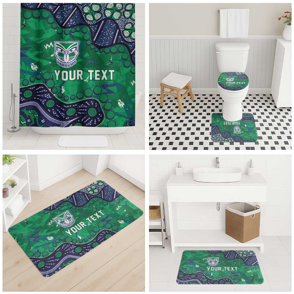 Personalized Newcastle Knights Bathroom Set Aboriginal Pattern with Graffiti Style Design