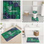 Personalized Newcastle Knights Bathroom Set Aboriginal Pattern with Graffiti Style Design