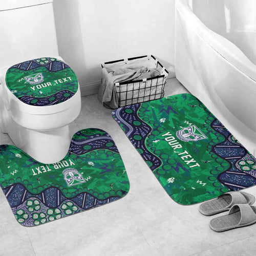 Personalized Newcastle Knights Bathroom Set Aboriginal Pattern with Graffiti Style Design