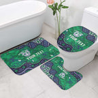 Personalized Newcastle Knights Bathroom Set Aboriginal Pattern with Graffiti Style Design