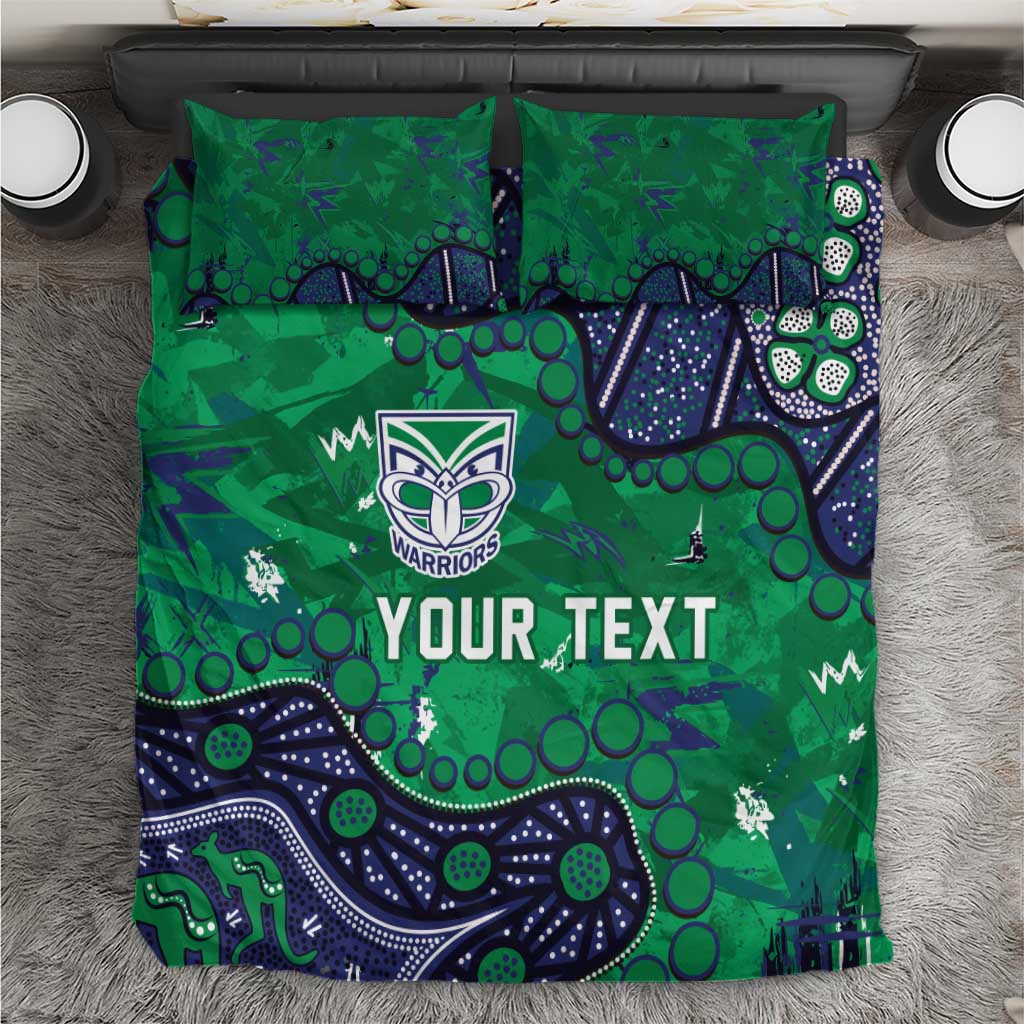 Personalized Newcastle Knights Bedding Set Aboriginal Pattern with Graffiti Style Design