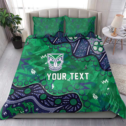 Personalized Newcastle Knights Bedding Set Aboriginal Pattern with Graffiti Style Design