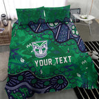 Personalized Newcastle Knights Bedding Set Aboriginal Pattern with Graffiti Style Design
