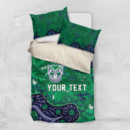 Personalized Newcastle Knights Bedding Set Aboriginal Pattern with Graffiti Style Design