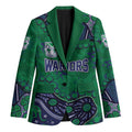 Personalized Newcastle Knights Blazer Aboriginal Pattern with Graffiti Style Design