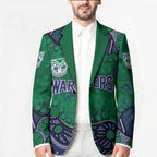 Personalized Newcastle Knights Blazer Aboriginal Pattern with Graffiti Style Design