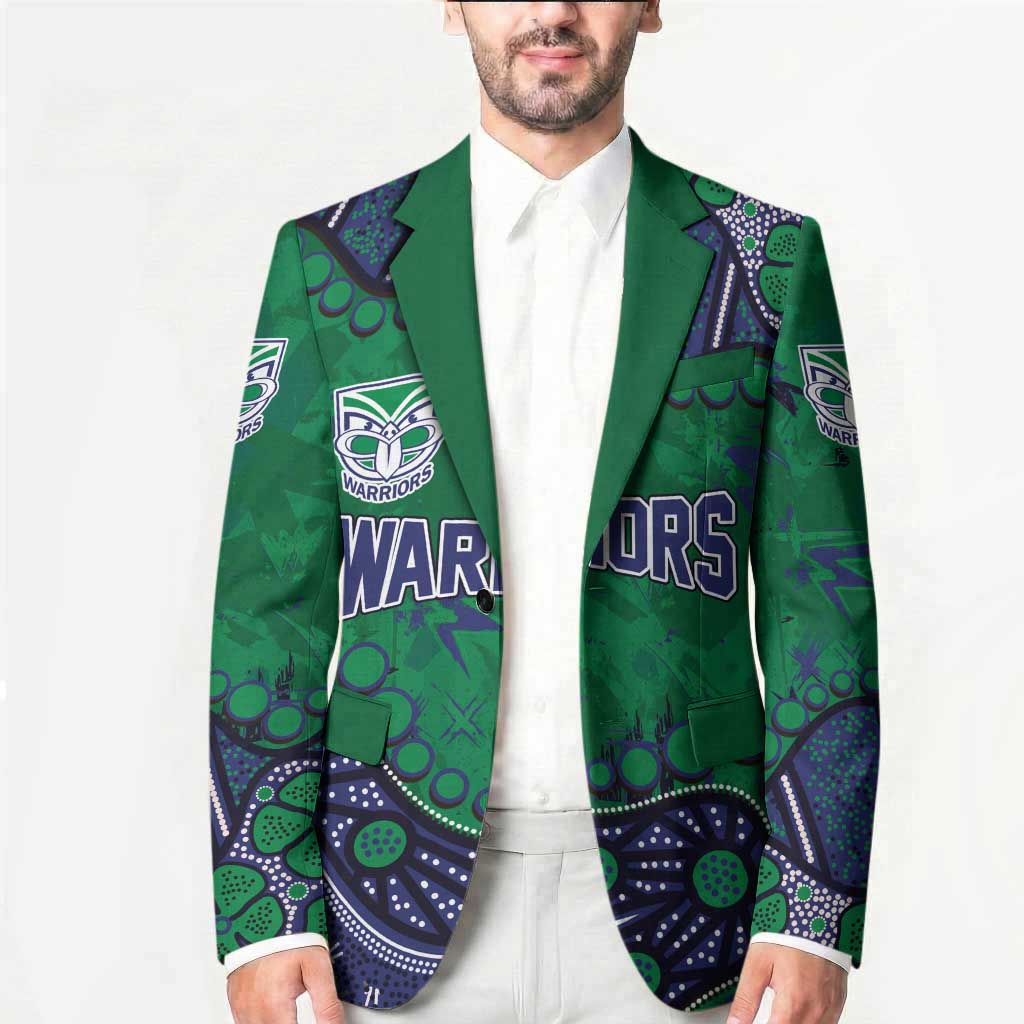 Personalized Newcastle Knights Blazer Aboriginal Pattern with Graffiti Style Design