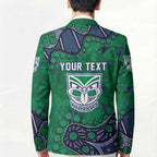 Personalized Newcastle Knights Blazer Aboriginal Pattern with Graffiti Style Design