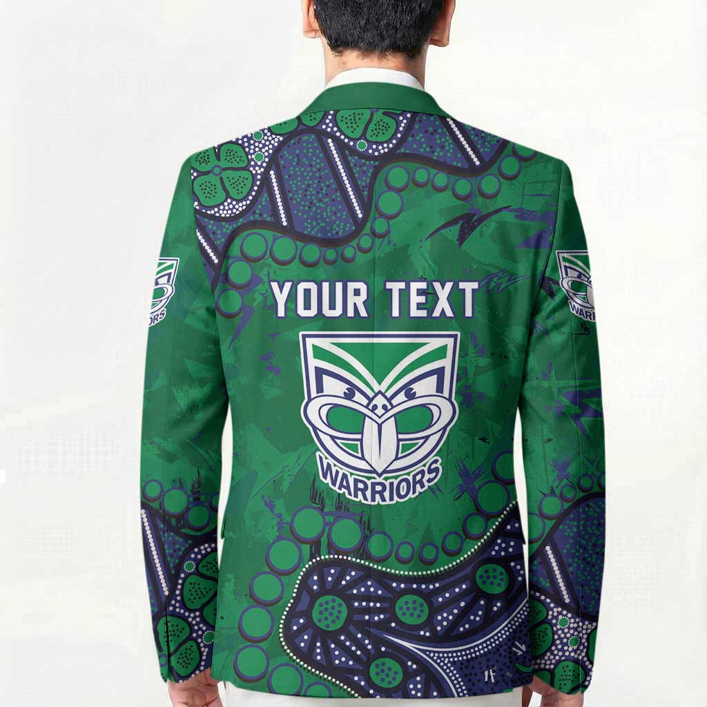 Personalized Newcastle Knights Blazer Aboriginal Pattern with Graffiti Style Design