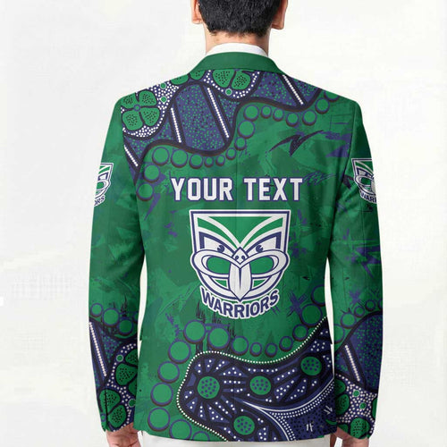 Personalized Newcastle Knights Blazer Aboriginal Pattern with Graffiti Style Design