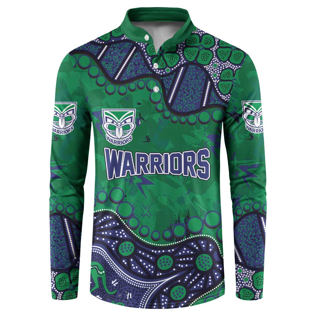 Personalized Newcastle Knights Button Sweatshirt Aboriginal Pattern with Graffiti Style Design