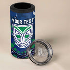 Personalized Newcastle Knights 4 in 1 Can Cooler Tumbler Aboriginal Pattern with Graffiti Style Design