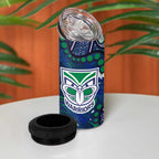 Personalized Newcastle Knights 4 in 1 Can Cooler Tumbler Aboriginal Pattern with Graffiti Style Design