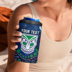 Personalized Newcastle Knights 4 in 1 Can Cooler Tumbler Aboriginal Pattern with Graffiti Style Design