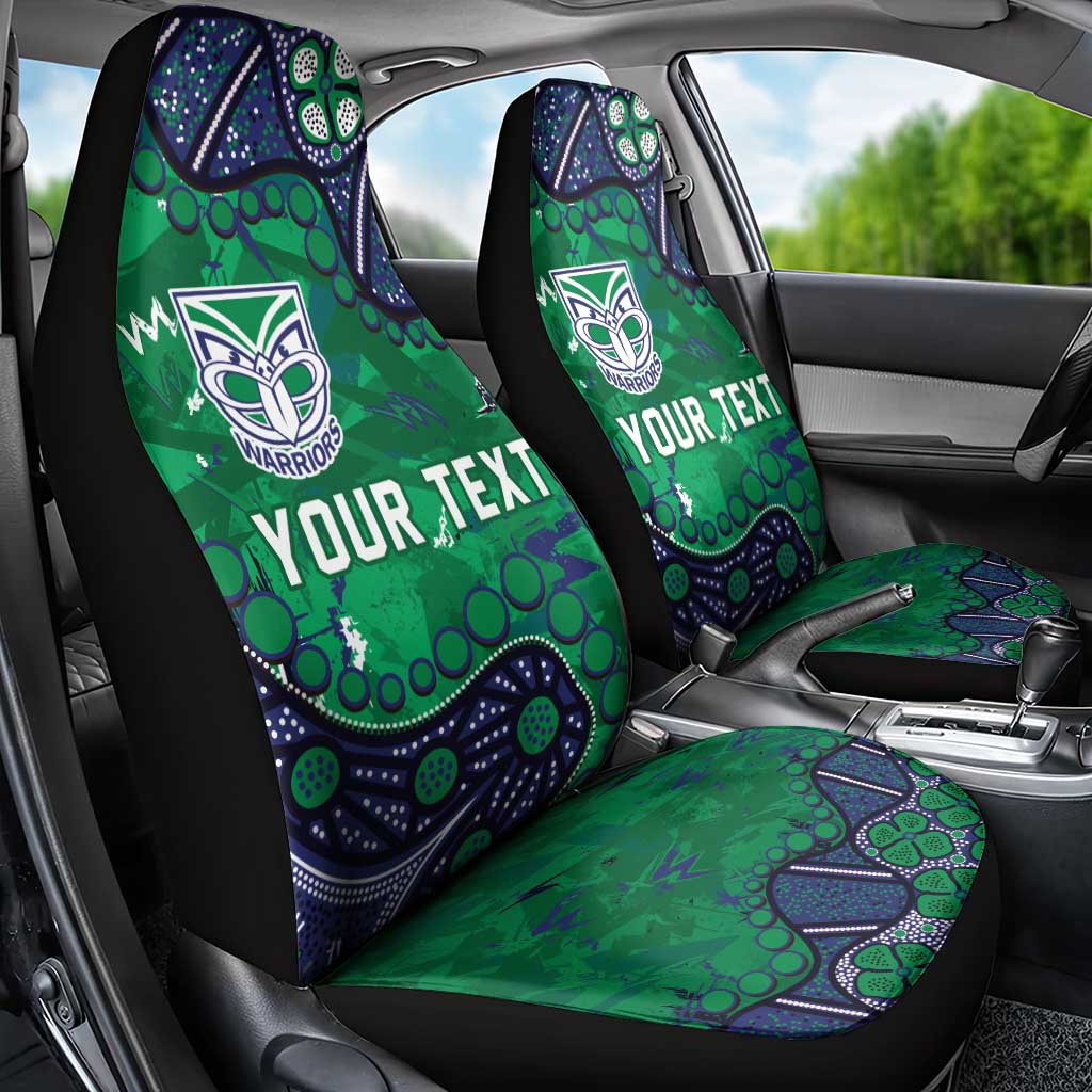 Personalized Newcastle Knights Car Seat Cover Aboriginal Pattern with Graffiti Style Design