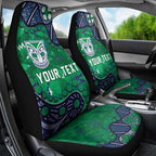Personalized Newcastle Knights Car Seat Cover Aboriginal Pattern with Graffiti Style Design