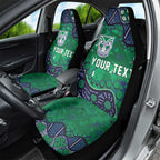 Personalized Newcastle Knights Car Seat Cover Aboriginal Pattern with Graffiti Style Design
