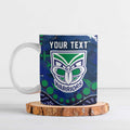 Personalized Newcastle Knights Ceramic Mug Aboriginal Pattern with Graffiti Style Design