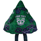 Personalized Newcastle Knights Cloak Aboriginal Pattern with Graffiti Style Design