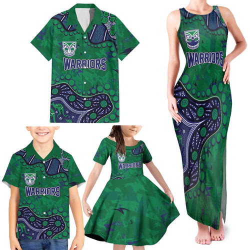 Personalized Newcastle Knights Family Matching Tank Maxi Dress and Hawaiian Shirt Aboriginal Pattern with Graffiti Style Design