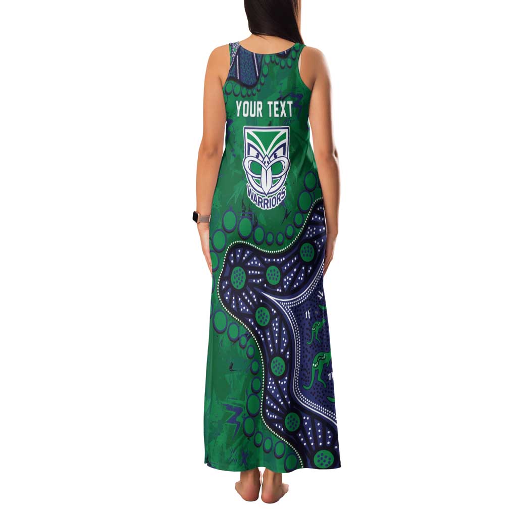 Personalized Newcastle Knights Family Matching Tank Maxi Dress and Hawaiian Shirt Aboriginal Pattern with Graffiti Style Design