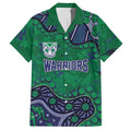 Personalized Newcastle Knights Hawaiian Shirt Aboriginal Pattern with Graffiti Style Design