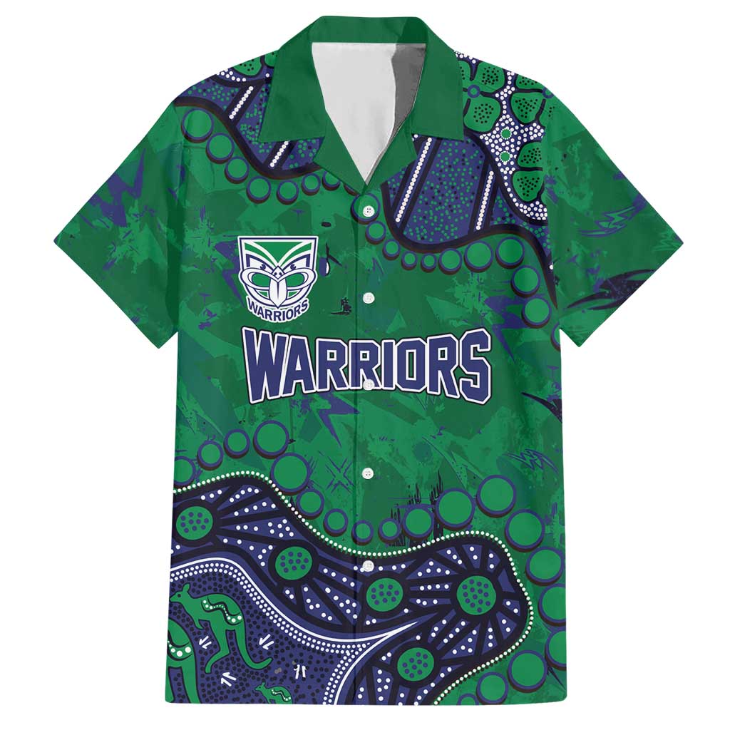 Personalized Newcastle Knights Hawaiian Shirt Aboriginal Pattern with Graffiti Style Design