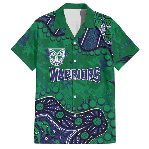 Personalized Newcastle Knights Hawaiian Shirt Aboriginal Pattern with Graffiti Style Design