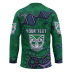 Personalized Newcastle Knights Hockey Jersey Aboriginal Pattern with Graffiti Style Design