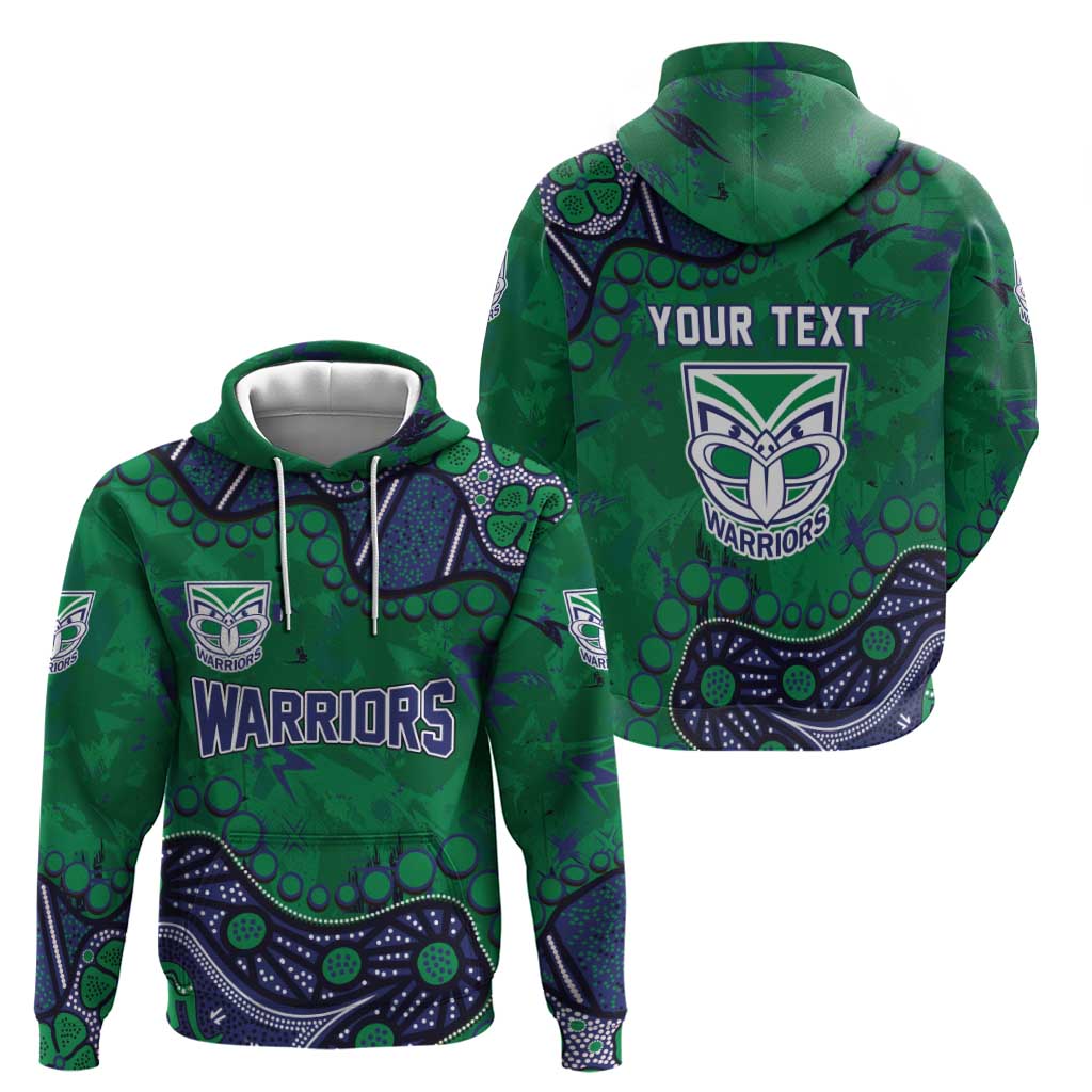 Personalized Newcastle Knights Hoodie Aboriginal Pattern with Graffiti Style Design