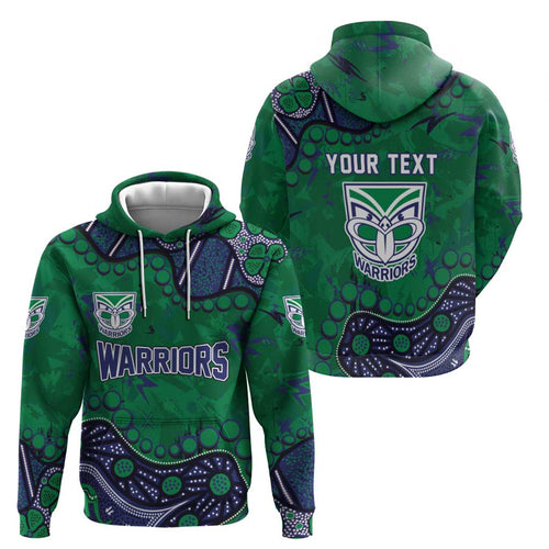 Personalized Newcastle Knights Hoodie Aboriginal Pattern with Graffiti Style Design