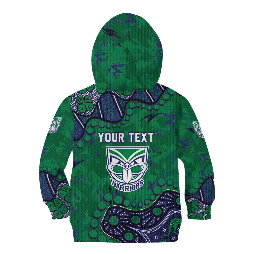 Personalized Newcastle Knights Kid Hoodie Aboriginal Pattern with Graffiti Style Design