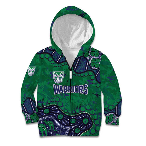 Personalized Newcastle Knights Kid Hoodie Aboriginal Pattern with Graffiti Style Design