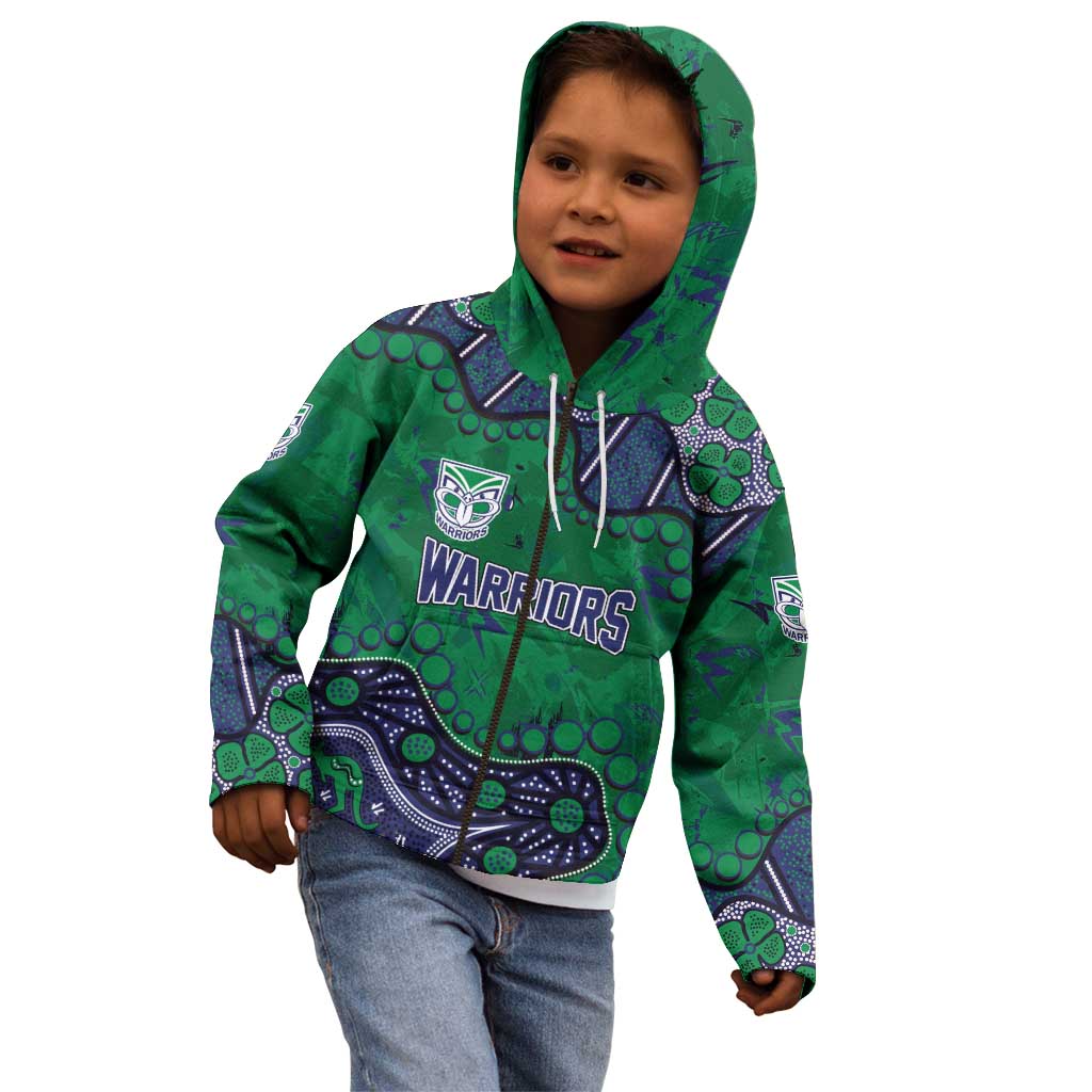 Personalized Newcastle Knights Kid Hoodie Aboriginal Pattern with Graffiti Style Design