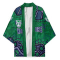 Personalized Newcastle Knights Kimono Aboriginal Pattern with Graffiti Style Design