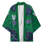 Personalized Newcastle Knights Kimono Aboriginal Pattern with Graffiti Style Design