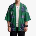 Personalized Newcastle Knights Kimono Aboriginal Pattern with Graffiti Style Design