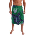 Personalized Newcastle Knights Lavalava Aboriginal Pattern with Graffiti Style Design